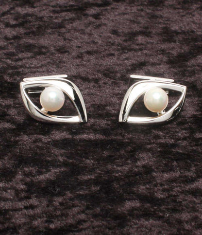 美品 MIKIMOTO カフス SV パール 7.3mm メンズ ミキモト