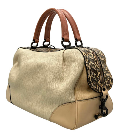 コーチ 2WAY ハンドバッグ ショルダーバッグ 斜め掛け レーンサッチェル カラーブロック スネークスキンディティール 69622 レディース COACH