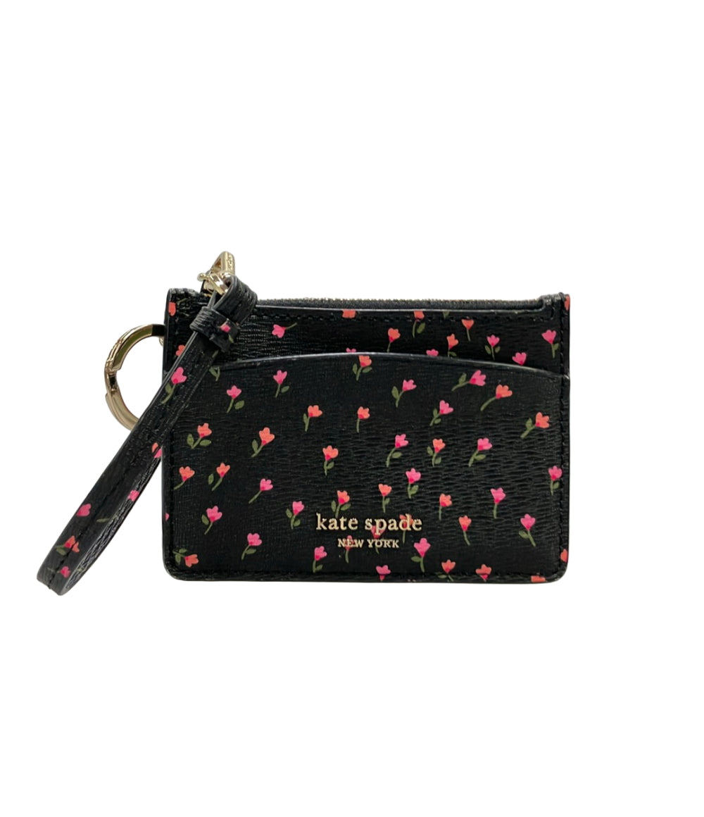 美品 Kate Spade コインケース パスケース キーリング付き レディース ケイトスペード