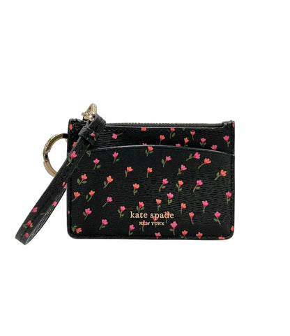 美品 Kate Spade コインケース パスケース キーリング付き レディース ケイトスペード