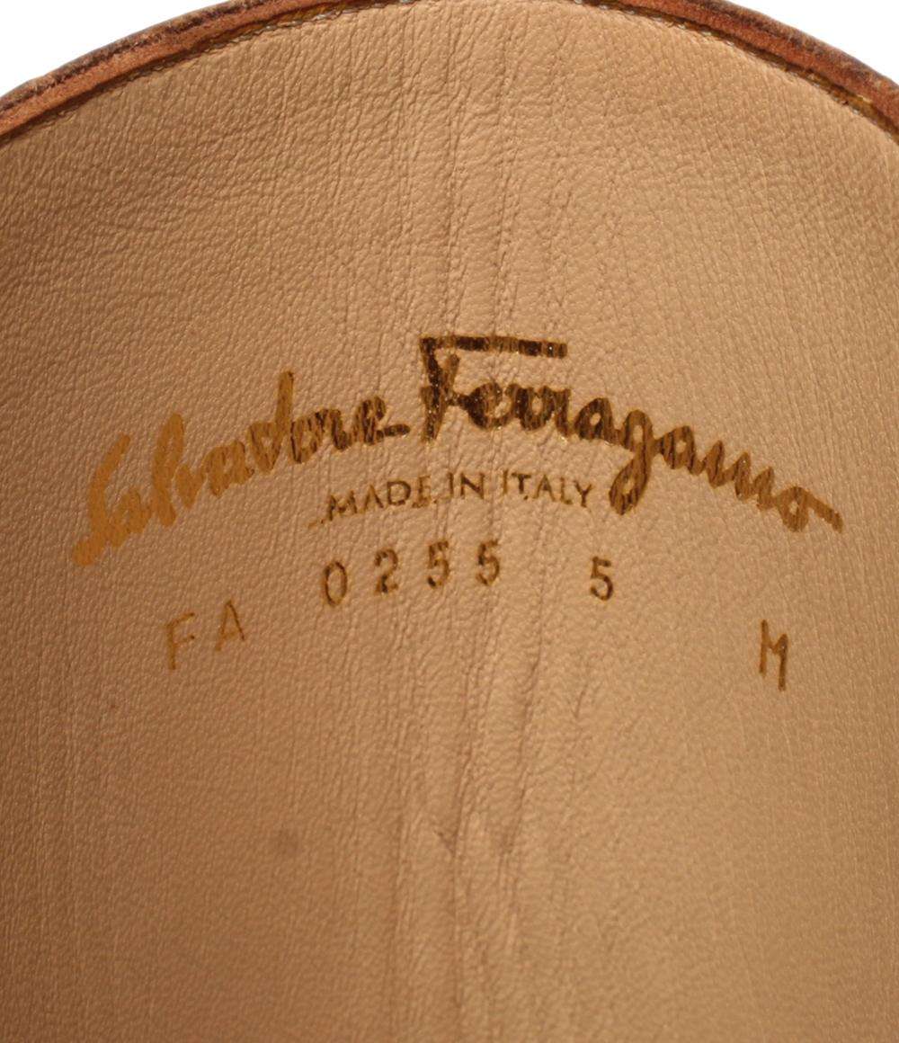 美品 サルヴァトーレフェラガモ ロングブーツ レディース SIZE 5 (S) Salvatore Ferragamo