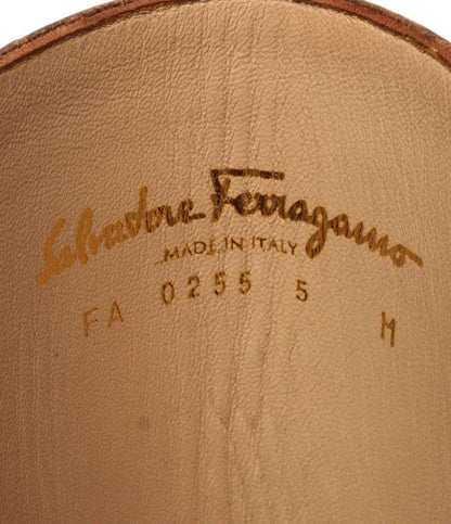 美品 サルヴァトーレフェラガモ ロングブーツ レディース SIZE 5 (S) Salvatore Ferragamo