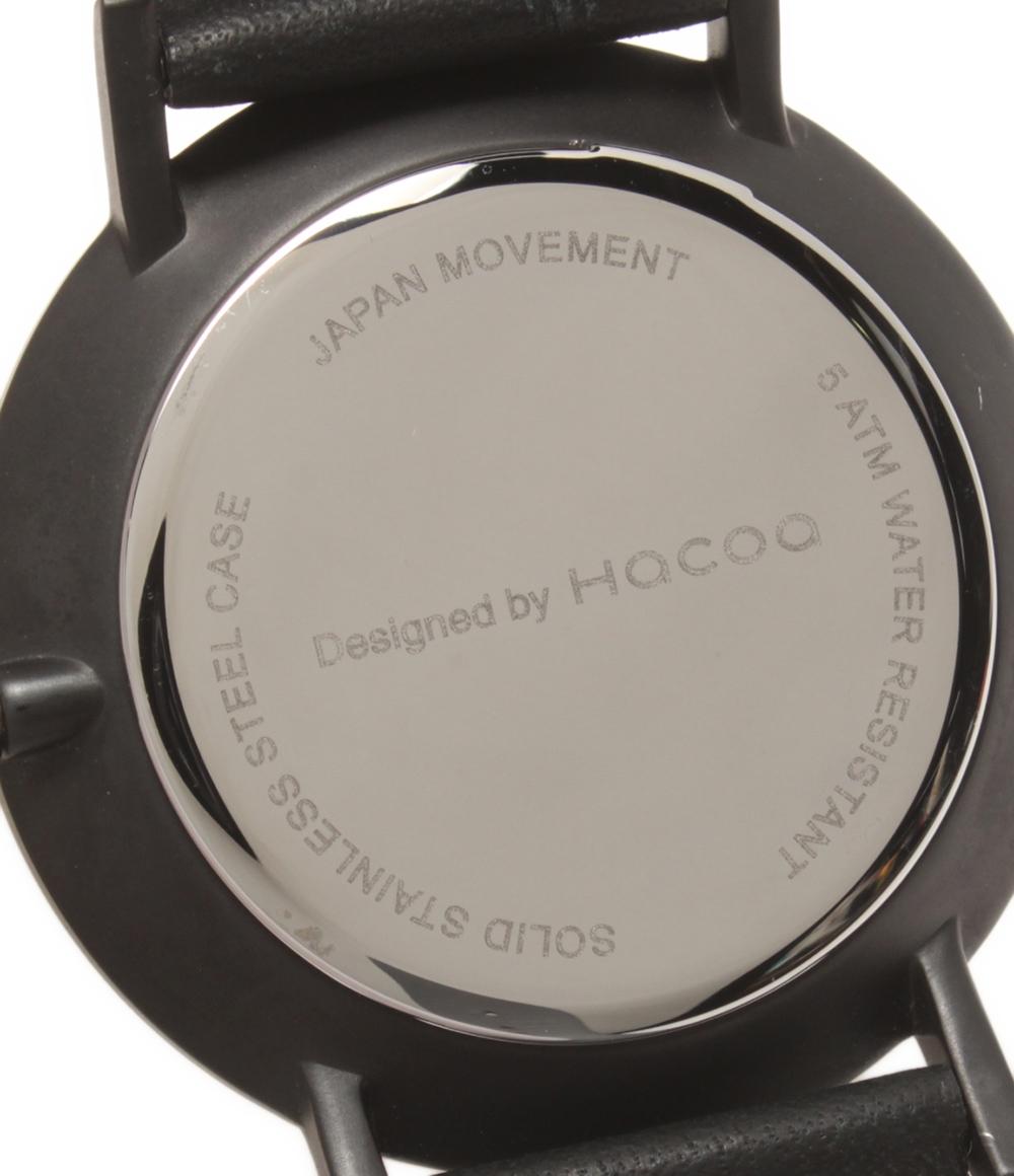 美品 Hacoa 腕時計 +LUMBER クオーツ メンズ レディース ハコア