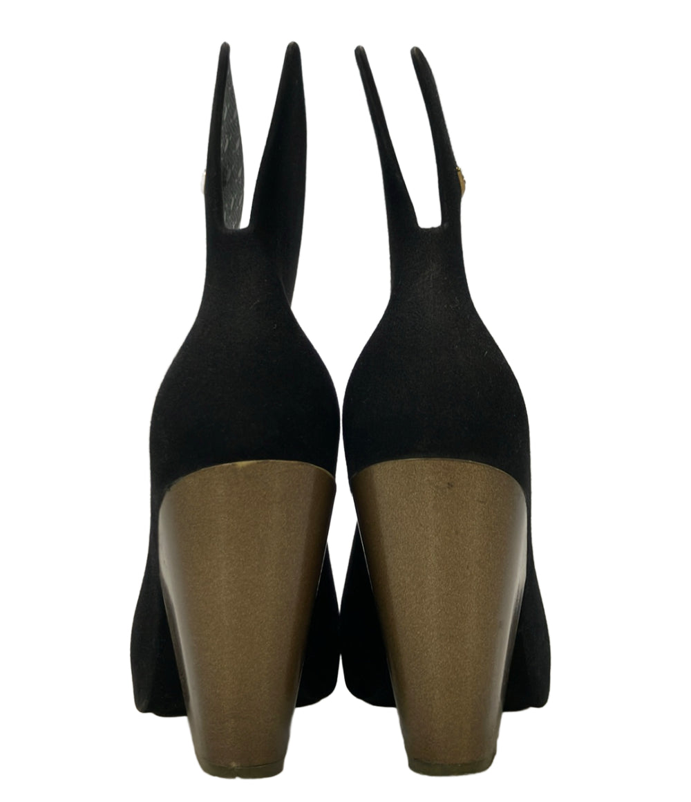 Vivienne Westwood melissa ショートブーツ チャンキーヒール レディース SIZE 22.5 ヴィヴィアン ウエストウッド メリッサ