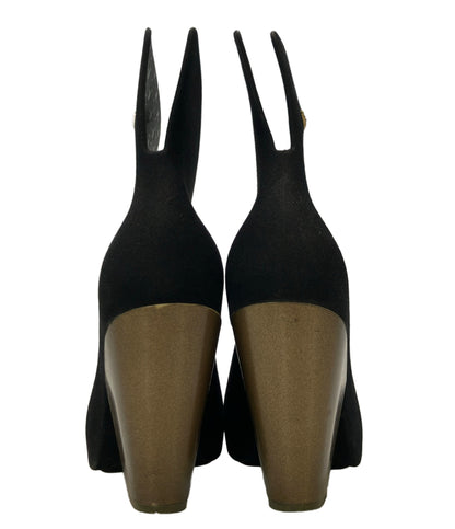 Vivienne Westwood melissa ショートブーツ チャンキーヒール レディース SIZE 22.5 ヴィヴィアン ウエストウッド メリッサ