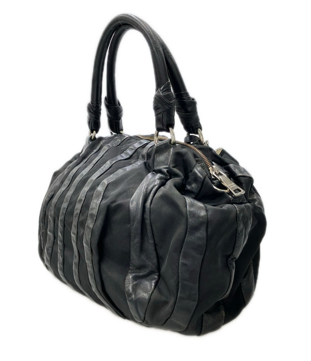 PRADA ハンドバッグ クリムソン ストライプ レディース プラダ