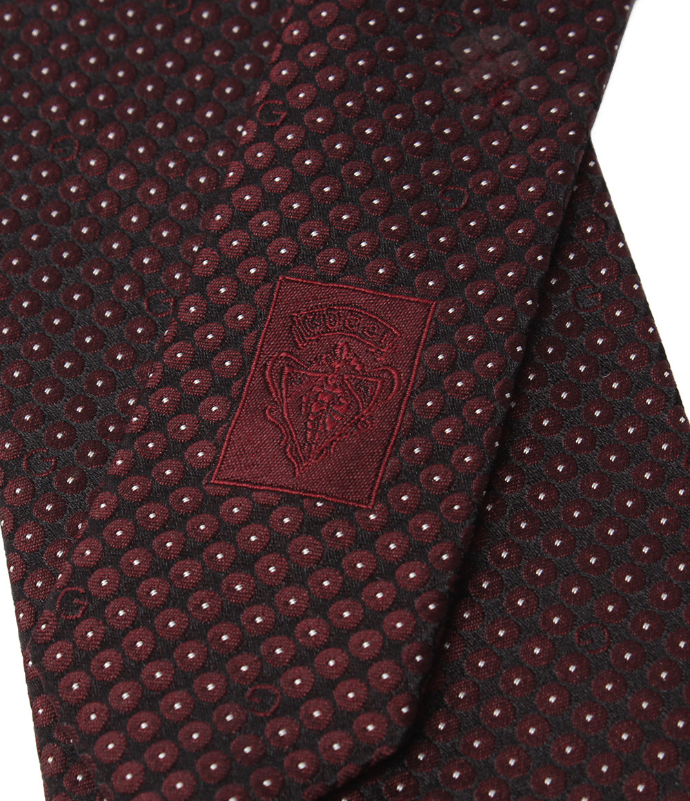 GUCCI ネクタイ シルク100％ ドット柄 メンズ グッチ