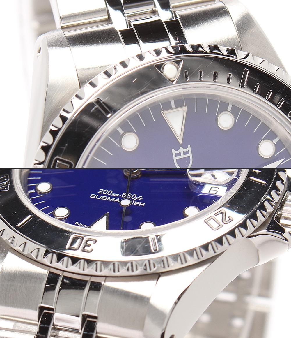 TUDOR 腕時計 サブマリーナ 自動巻き ブルー REF.75190 メンズ