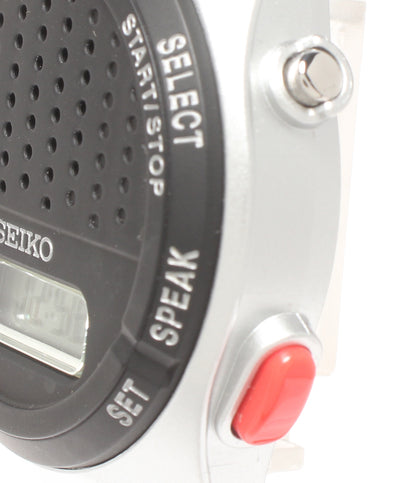 美品 SEIKO 腕時計 音声デジタルウオッチ クオーツ A862-00B0 レディース メンズ セイコー