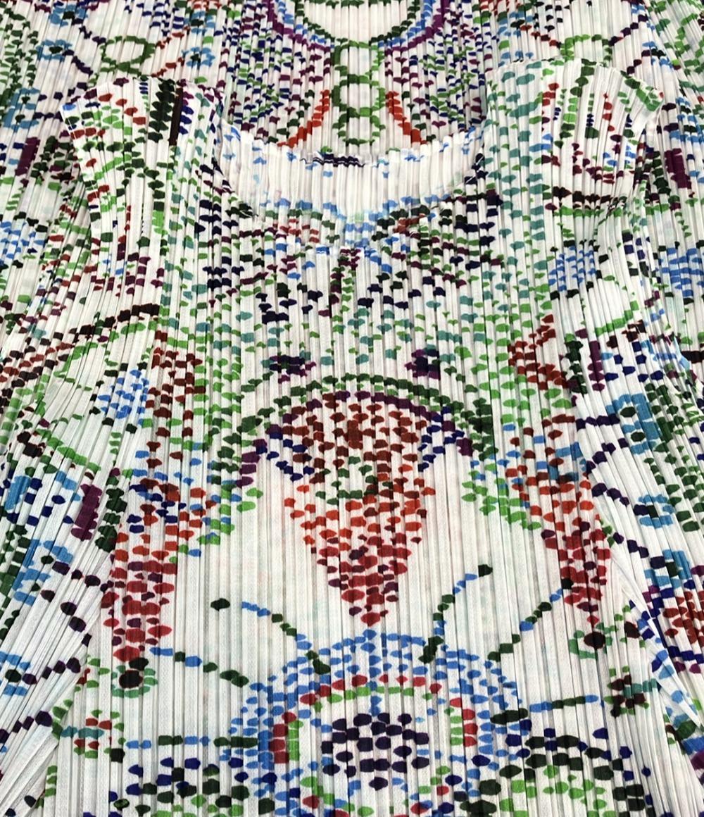 美品 PLEATS PLEASE ノースリーブ ワンピース レディース SIZE 5 プリーツプリーズ