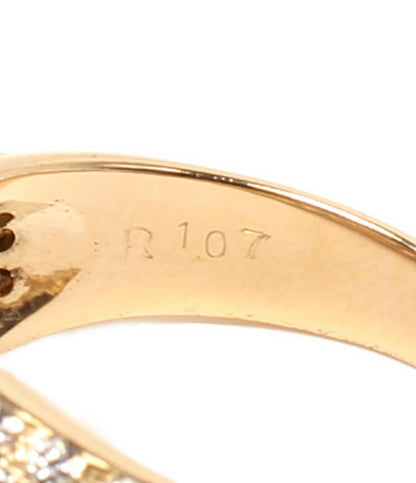 美品 リング 指輪 K18 ルビー 1.07ct ダイヤ 0.96ct レディース SIZE 12号