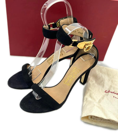 Salvatore Ferragamo アンクルストラップサンダル ガンチーニ レディース SIZE 7 (24.5cm) サルヴァトーレフェラガモ