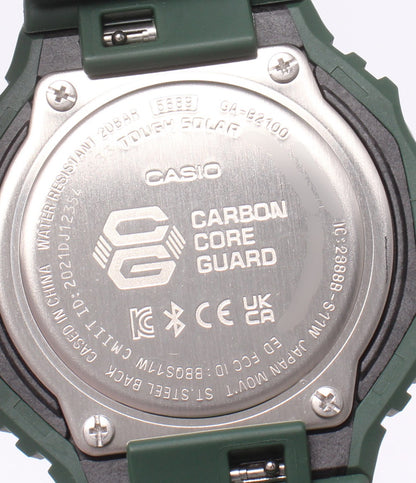 美品 CASIO 腕時計 ブルートゥース搭載 G-SHOCK ソーラー ブラック GA-B2100 メンズ カシオ