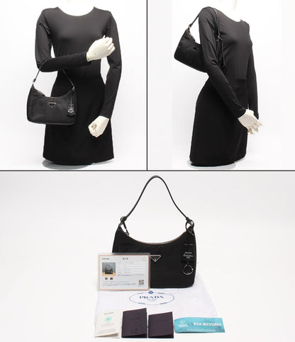美品 プラダ ナイロンハンドバッグ ショルダーバッグ 肩掛け Re-Edition 2005 レディース PRADA