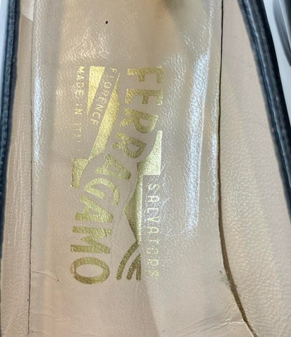 サルヴァトーレフェラガモ パンプス リザード切替 レディース SIZE 6 D (M) Salvatore Ferragamo