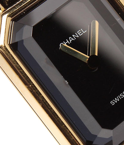 CHANEL 腕時計 プルミエール XL クオーツ ブラック H0001 レディース シャネル