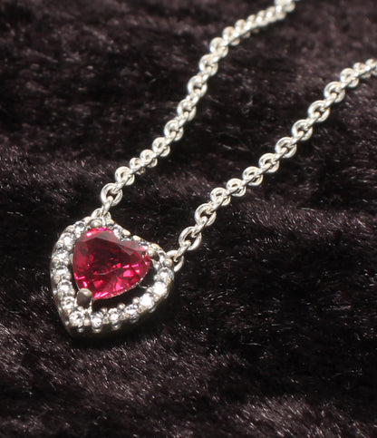 美品 PANDORA ネックレス SV925 ハートモチーフ レディース パンドラ