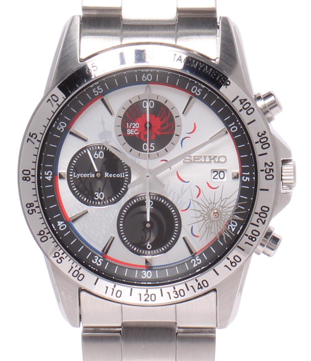 Grand Seiko 腕時計 リコリス・リコイル コラボレーションウォッチ SZER109 クオーツ シルバー 7T92-HDE0 メンズ セイコー