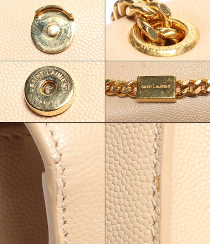 サンローラン ショルダーバッグ チェーン レザー YSLロゴ ゴールド金具 ケイト ミディアム グレイン ド プードルレザー レディース SAINT LAURENT