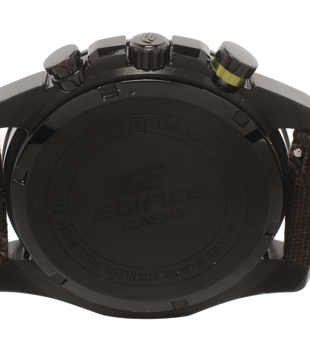 CASIO 腕時計 エディフィス EDIFICE クオーツ ブラック EFR-523PBJ メンズ カシオ