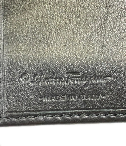 美品 サルバトーレフェラガモ 二つ折り財布 Wホック レディース Salvatore Ferragamo