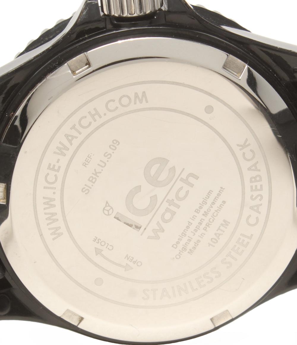 ice watch 腕時計 クオーツ ブラック レディース メンズ アイスウォッチ