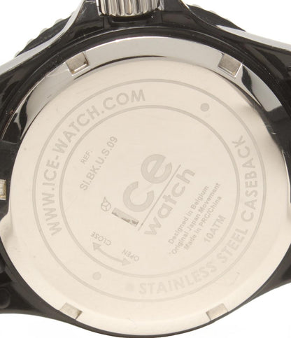 ice watch 腕時計 クオーツ ブラック レディース メンズ アイスウォッチ