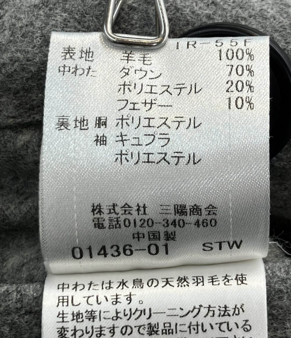 ブラックレーベルクレストブリッジ ピーコート THINDOWN シャドークレストブリッジチェックPコート メンズ SIZE M BLACK LABEL CRESTBRIDGE