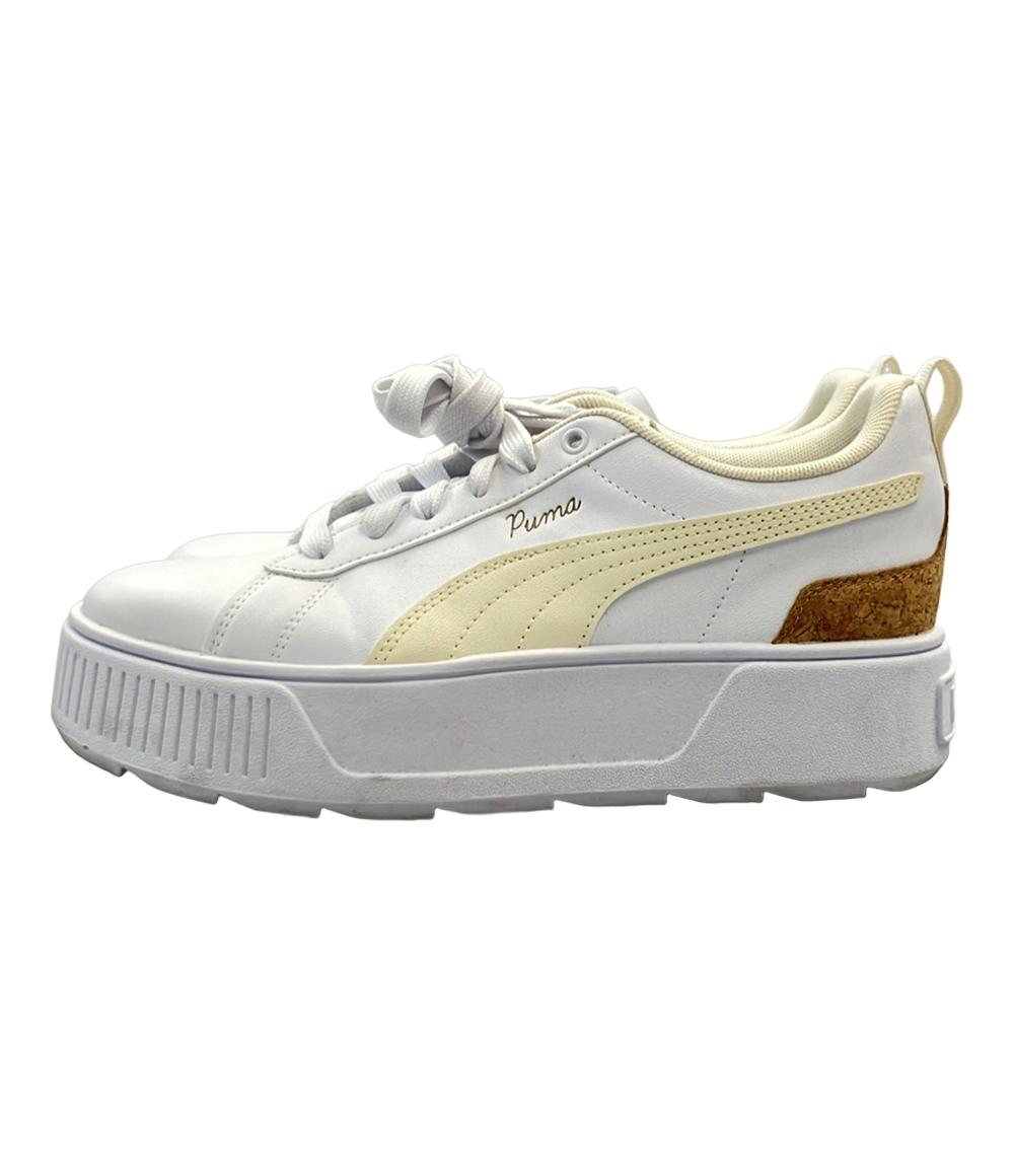 PUMA ローカットスニーカー 厚底 カルメン コルク 397626-01 レディース SIZE 24.0 (L) プーマ