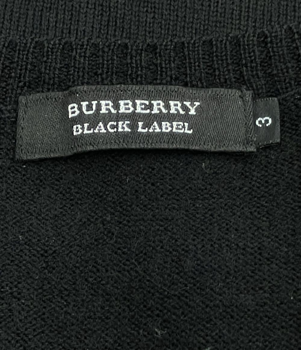 バーバリーブラックレーベル ニットベスト メンズ SIZE 3 (L) BURBERRY BLACK LABEL