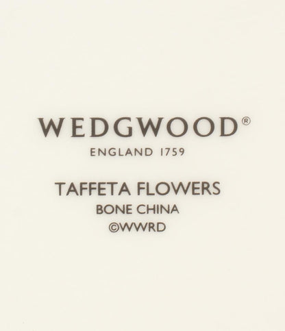 美品 ウェッジウッド スクエアプレート 皿 2点セット 22cm タフェッタ フラワー WEDGWOOD