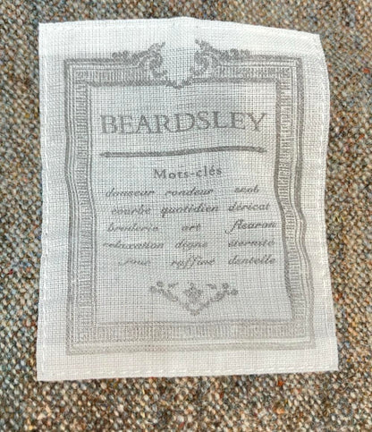 BEARDSLEY ノースリーブワンピース Vネック 裏地付き カラーネップジャンパースカート BEZ10A2409A0001 レディース SIZE 1 (M) ビアズリー