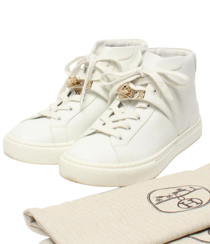 HERMES ハイカットスニーカー ゴールド金具 デイドリーム レディース SIZE 37.5 (25cm) エルメス