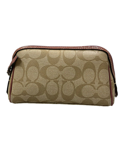 COACH ポーチ コスメポーチ シグネチャー レディース コーチ