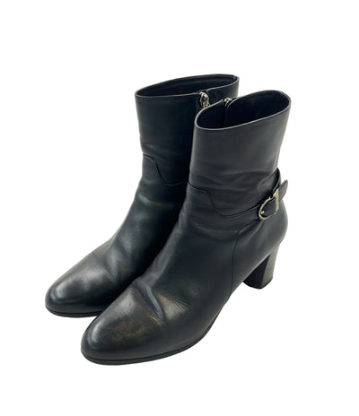 Salvatore Ferragamo ショートブーツ サイドジップ ガンチーニ レディース SIZE 7 1/2 C (25cm) サルヴァトーレフェラガモ