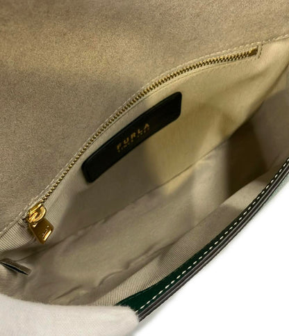 美品 Furla ショルダーバッグ 斜め掛け ムーンライト レディース フルラ