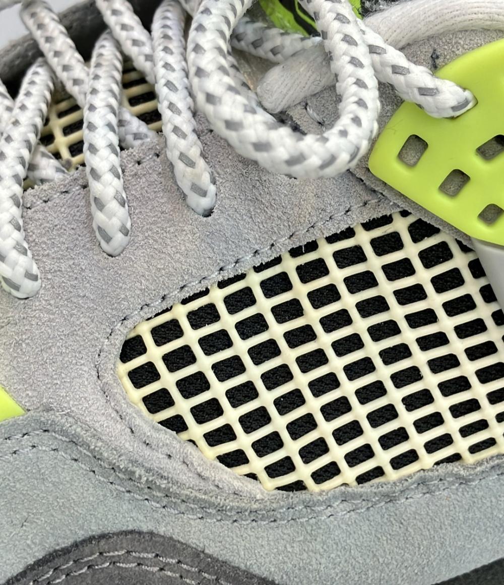 AIR JORDAN NIKE ミドルカットスニーカー ネオン エアジョーダン4 レトロ LE CT5342-007 メンズ SIZE 27.5 (L) エアジョーダン ナイキ