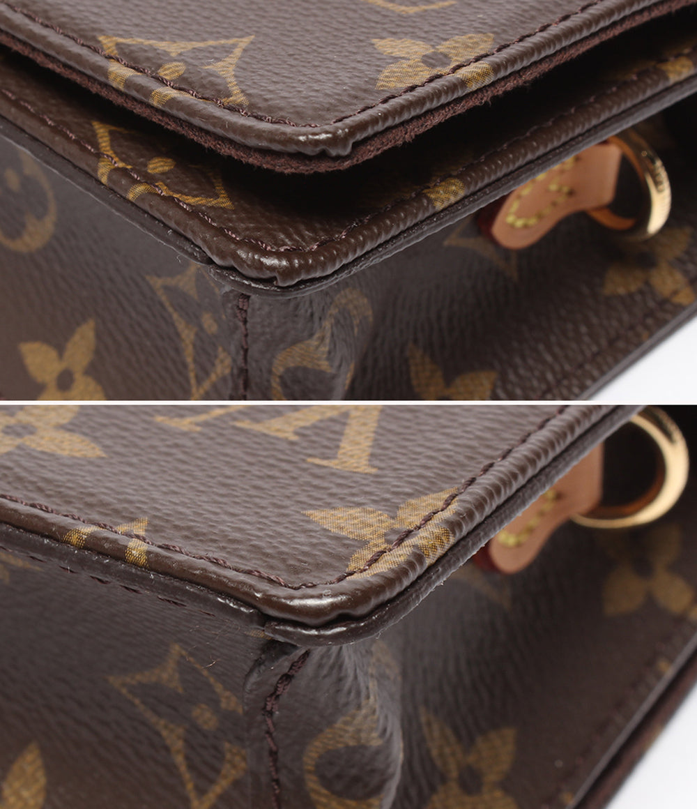 美品 LOUIS VUITTON ショルダーウォレット ショルダーバッグ クラッチバッグ 斜め掛け 肩掛け ウォレット オン チェーン リリー モノグラム M82509
