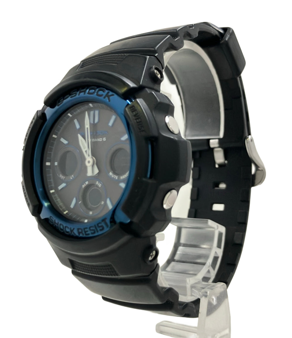 CASIO 腕時計 G-SHOCK ソーラー ブラック AWG-M100A メンズ カシオ