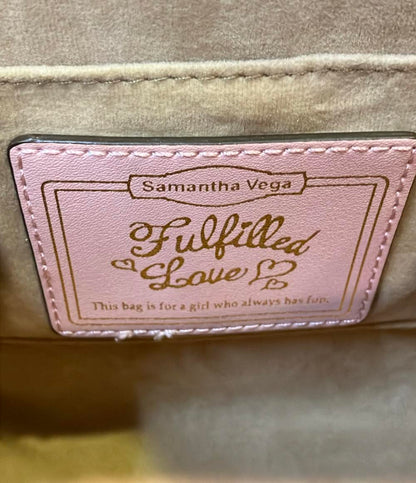美品 Samantha Vega 2way ハンドバッグ ショルダーバッグ 斜め掛け レディース サマンサベガ