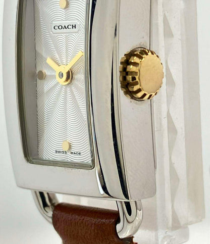 コーチ 腕時計 クオーツ シルバー 0220 レディース COACH