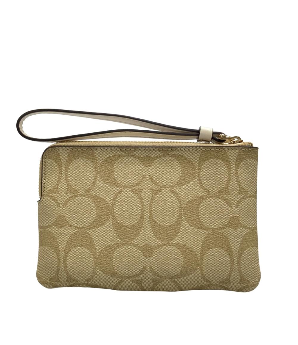 COACH ポーチ コーナー ジップ リストレット シグネチャー 58035 レディース コーチ
