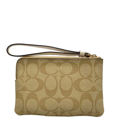 COACH ポーチ コーナー ジップ リストレット シグネチャー 58035 レディース コーチ