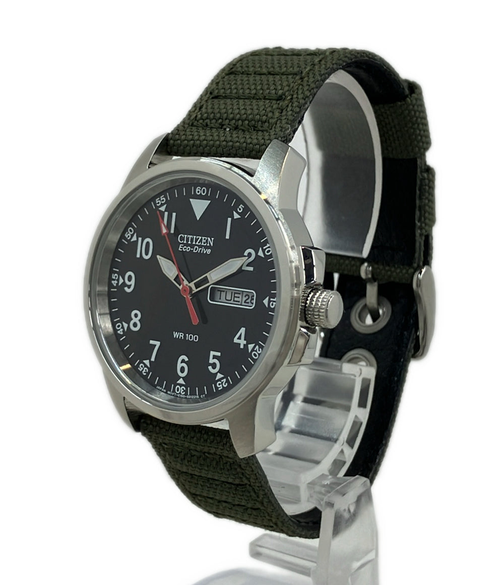 美品 CITIZEN 腕時計 エコドライブ ソーラー ブラック BM8180-03E メンズ シチズン