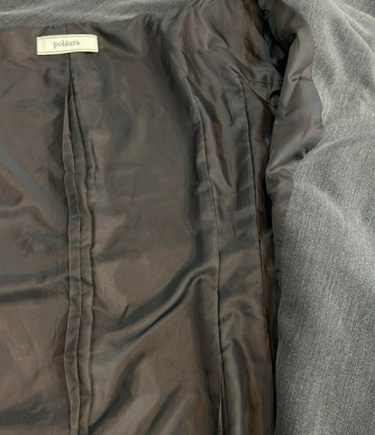 polaura 半袖 ショルカラーダブルボタンジャケット レディース SIZE F (M) ポローラ