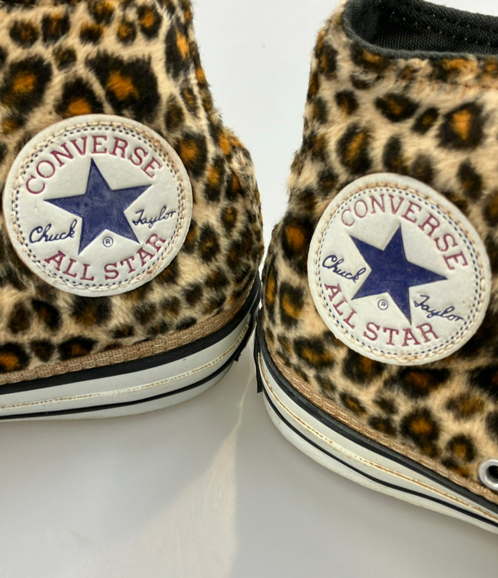 CONVERSE ハイカットスニーカー ヒョウ柄 レディース SIZE 23.5 コンバース