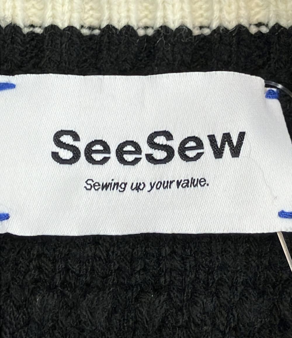 シーソー ループフリンジワイドベスト レディース SIZE F (M) seesew