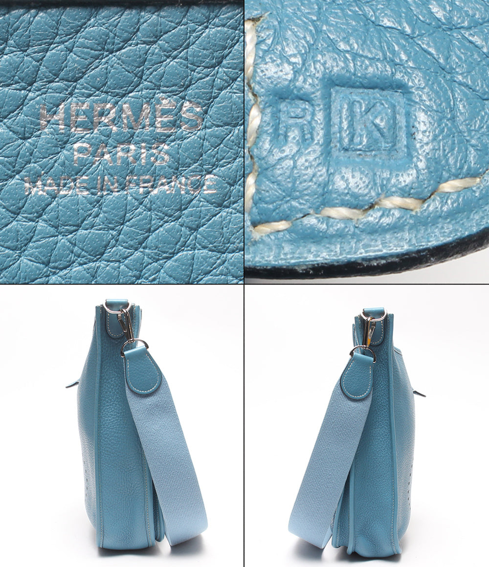 HERMES ショルダーバッグ 斜め掛け □K刻印 シルバー金具 エブリンPM レディース メンズ エルメス