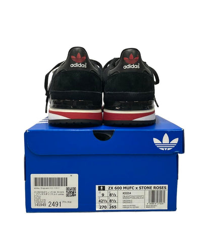 美品 adidas ローカットスニーカー ZX 600 MUFC x STONE ROSES KJ2214 メンズ SIZE 27.0 アディダス