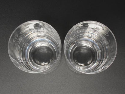 美品 TIFFANY&Co. グラス タンブラー 2点セット ペア 花柄 ティファニー